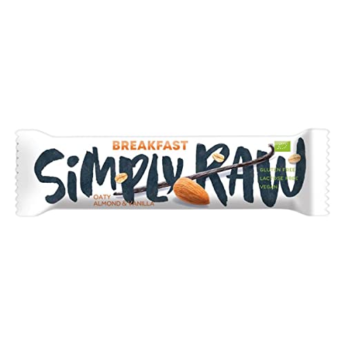 Simply Raw - Breakfast Haferflocken Mandel Vanille - 40 g - 15er Pack von Simply Raw