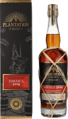 Plantation Rum JAMAICA 1998 Bourbon Maturation Edition 2021 49,2% Vol. 0,7l in Geschenkbox von Plantation