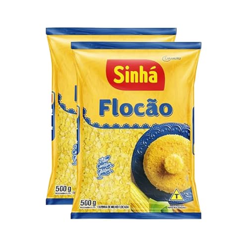 Pack Flocão Farinha de Milho Flocada Sinhá 2x 500g von Sinhá