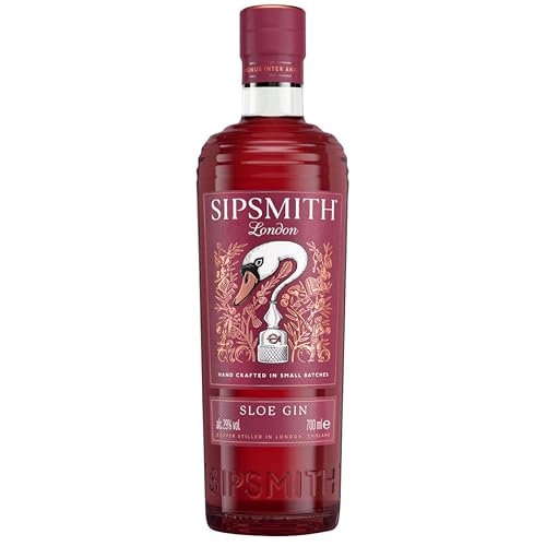 Sipsmith Sloe Gin, Handgepflückte Schlehen, Angesetzt im London Dry Gin, für ein fruchtig-herbes Aroma, 29% Vol, 500 ml Einzelflasche von Sipsmith