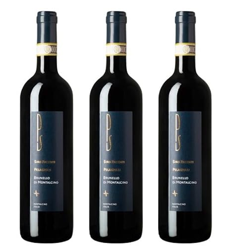 3x 0,75l - 2019er - Siro Pacenti - Pelagrilli - Brunello di Montalcino D.O.C.G. - Toscana - Italien - Rotwein trocken von Siro Pacenti