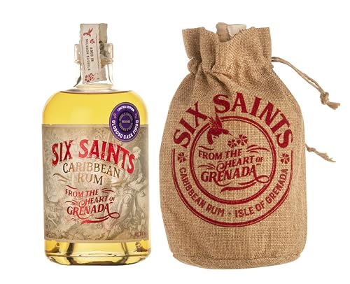 Six Saints Caribbean Rum OLOROSO Cask Finish Limited Edition 41,7% Vol. 0,7l in Tinbox von Six Saints