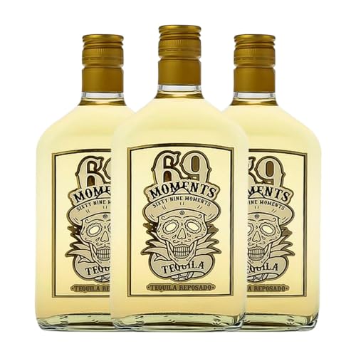 Tequila 69 Moments Reposado 70 cl (Schachtel mit 3 Flaschen von 70 cl)