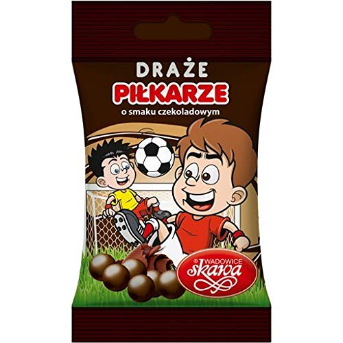 Skawa Dragees mit Schokoladengeschmack '' Draze Pilkarze'' 70g von Skawa