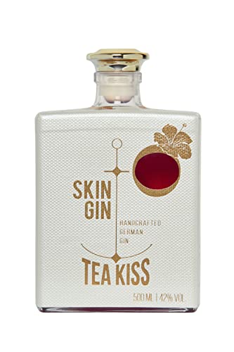 Skin Gin I Handcrafted German Gin I TEA Kiss I Manufaktur Gin aus dem Alten Land IWeiche, natürliche und tropisch angehauchte Aromen I 42% 500ML von Skin Gin