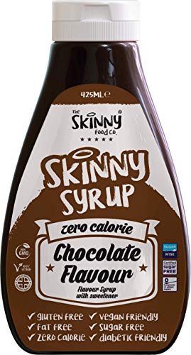 The Skinny Food Co SIRUP - Kalorienfreier Sirup ohne Zucker, ohne Kalorien, ohne Schuldgefühle - Perfekt zu jeder Diät - 425ml (Chocolate-Schokolade) von Skinny Food