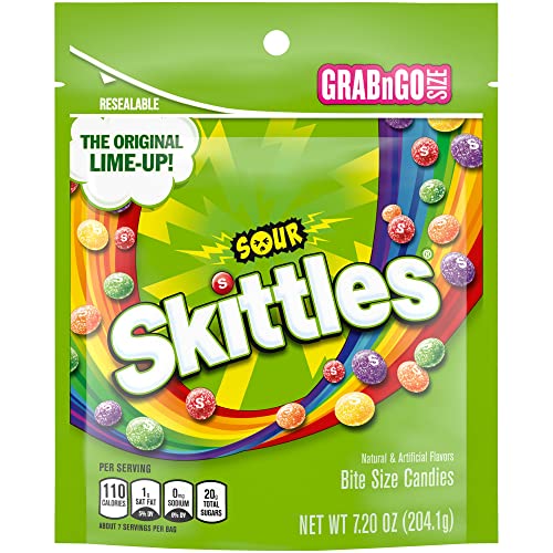 SKITTLES Sours Grab N Go, 7.2-Ounce Bag von Skittles