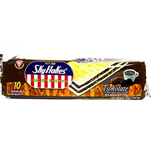 M.Y. San Skyflakes Cracker Sandwich Chocolate Fl 300g von Skyflakes