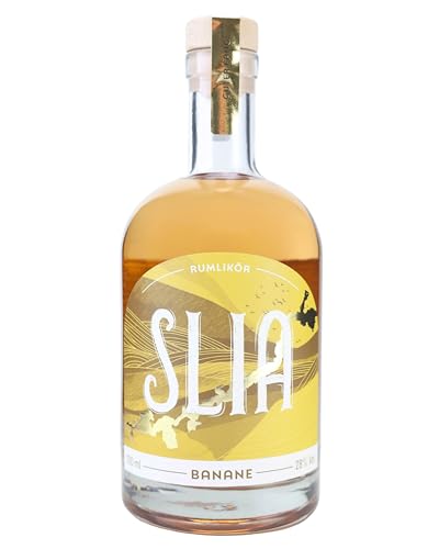 SLIA Banane Rumlikör 28% 0,7l - Rum Likör, Banane, Rum und Co, Bananen Likör, Likör von Slia