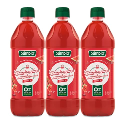 Slimpie - Wassermelonen Erdbeer Limonaden-Sirup - 3x 650ml von Slimpie