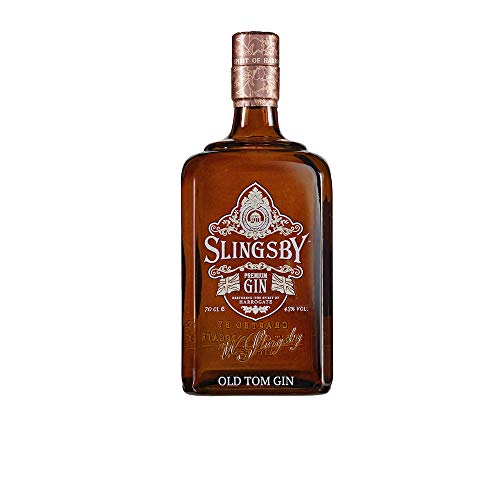 Slingsby Old Tom Gin - Aromatisierter Gin mit Süßholzwurzel: Hergestellt aus regionalen, botanischen Produkte und angereichert mit Yorkshire-Lakritz- 0,7L (43% Vol) von Slingsby