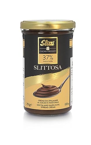 Slitti Slittosa Aufstrichcreme mit Kakao und Haselnüssen, 250 g von Slitti