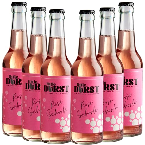 Smart-Planet - 6er Pack Rose Schorle 0,33ltr Little Durst aus Rheinhessen - Wein und Wasser gemischt von Smart-Planet