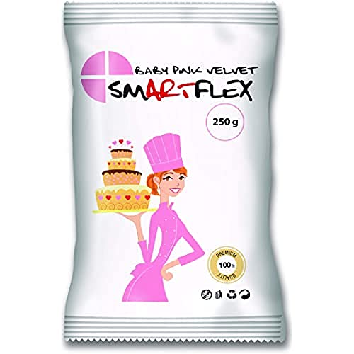 SmartFlex Fondant Baby Pink Velvet, 250 g von FOXCUP