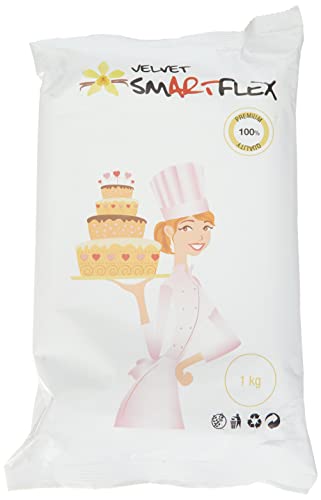 SmartFlex Fondant Velvet Vanille, 1 kg von SmartFlex