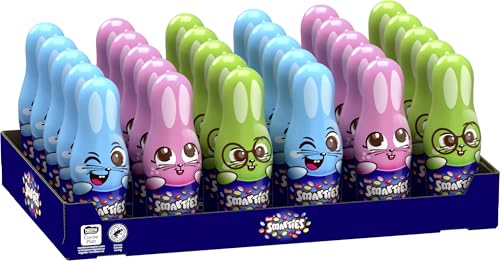 Nestlé SMARTIES Schoko-Osterhase gefüllt mit SMARTIES Mini, 30er Pack (30 x 50g) von Smarties