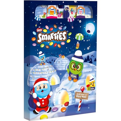 ‎Smarties Nestlé Weihnachtsschokolade Adventskalender Milchschokolade 223g von Smarties