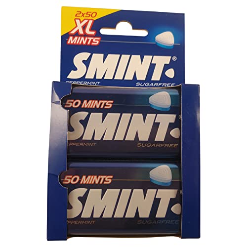 SMINT MINTS | SMINT MINTS XL Peppermint Duo Pack | SMINTS XXL | 2.46 Unzen Gesamtgewicht | 70 Gramm insgesamt. von Smint