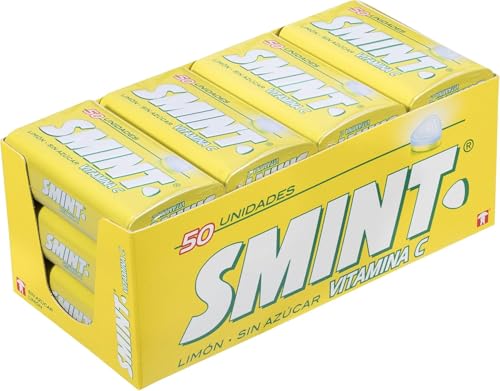 Smint Mints Lemon, zuckerfreie Karamelltabletten – 12 Einheiten à 35 g. (Insgesamt 420 gr.) von Smint