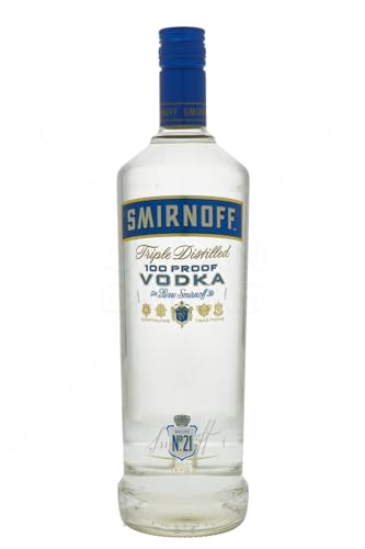 Smirnoff Triple Distilled 100 PROOF Vodka Blue Label 50% Vol. 1l von Smirnoff