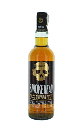 SMOKEHEAD | Islay Single Malt Whisky | Rauchig | Torfrauch, Honigsüße und Pfeffer | 43 % vol. | 0,7l von Smokehead