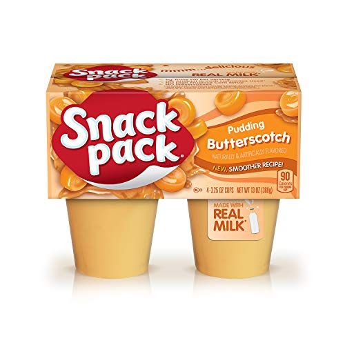 Snack Pack Butterscotch Puddingbecher, 4 Stück von Snack Pack