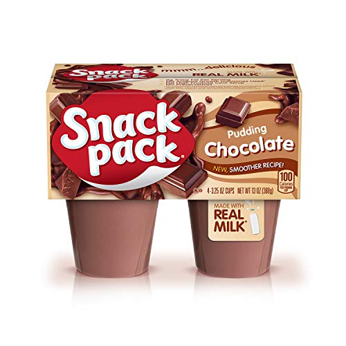 Snack Pack Schokoladen-Puddingbecher, 4 Stück von Snack Pack