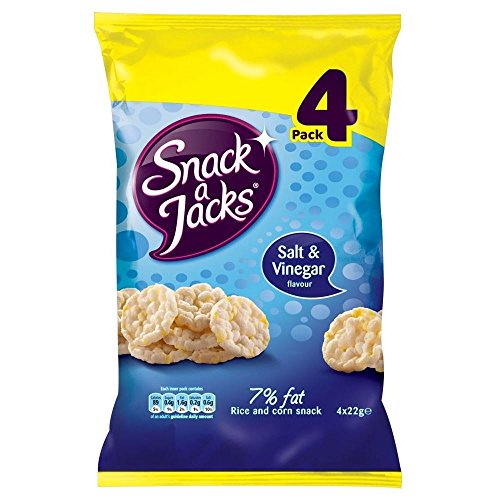 Snack -A- Buchsen Salz Und Essig (4X22G) von Snack a Jacks