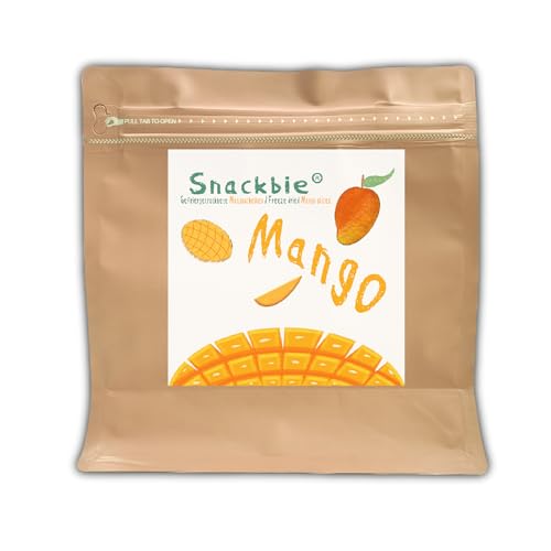 Mango | Gefriergetrocknet | Mango Scheiben | 100g | Frucht | Snacks für unterwegs | Müsli | Sport | Party | freeze dried von Snackbie