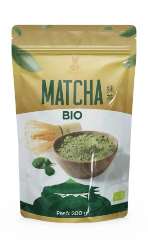 Ökologischer Matcha-Tee [Premium-Grad]. 200g grüner Tee-Pulver BIO aus Japan (Kyoto) importiert. 100% natürlicher und organischer Matcha-Grüntee, der auf Stein gemahlen wurde. von Snadi