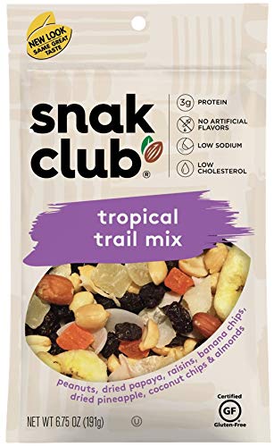 Snak Club Tropical Mix wiederverschließbare Nüsse, 200 ml Beutel von Snak Club