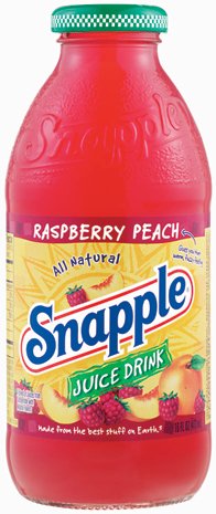 Snapple Raspberry Peach 473ml Naturally Flavored Juice Drink von Snapple