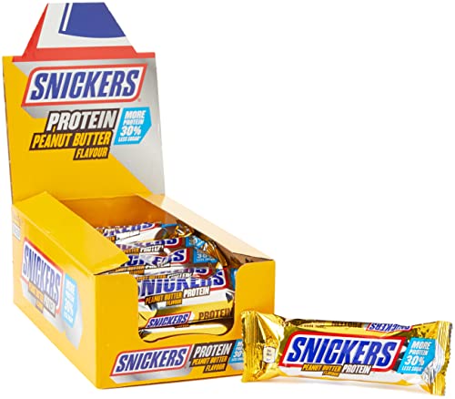 Snickers 50 g Protein Schokolade Riegel Erdnussbutter 18 Stück von Snickers