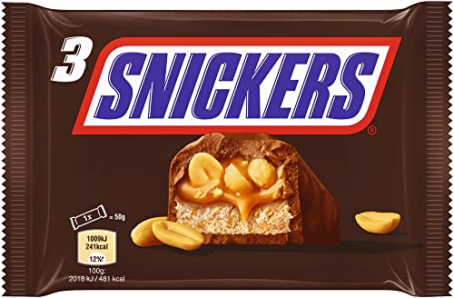 Snickers Riegel, 34er Pack (34 x 150 g) von Snickers