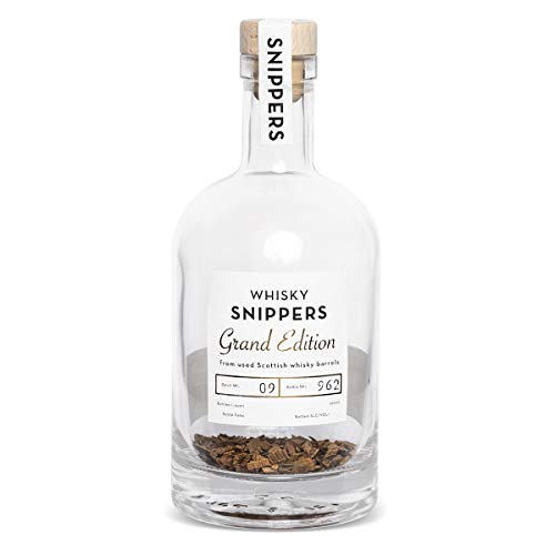 Snippers | Dein eigener Grand Edition Whisky aus Holzspänen alter Whisky-Fässer | 700 ml Flasche von Snippers