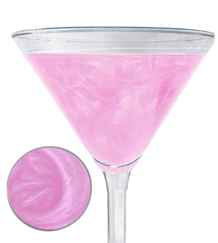 Snowy River Essbarer Cocktail-Glitzer – ganz natürlicher essbarer Glitzer für Getränke, Getränke, Champagner-Glitzer, Getränke-Glitzer (4 Gramm, Babyrosa) von Snowy River