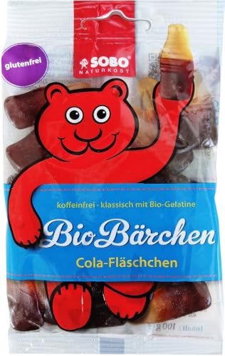 Bio-Bärchen Cola-Fläschchen 1 x 100 gr von Sobo