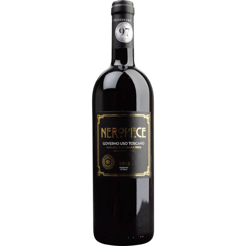 Terrescure Neropece Rosso, Toscana IGP, Toskana, 2019, Rotwein von Società Agricola N.A.E. SRL / Via Piane Tronto - Zona Industriale / I - 64010 Controguerra (TE)