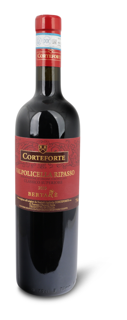 2019 Valpolicella Ripasso Classico Superiore DOC "Bertarè" von Societá Agriola Corteforte s.s.