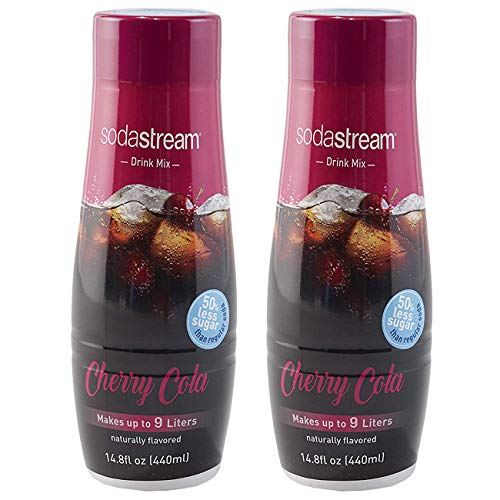 SodaStream Cherry Cola, 440 ml, 2 Stück, 14,8 Fl Oz (2 Stück) von SodaStream