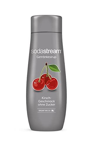 SodaStream Sirup Kirsche ohne Zucker, 1x Flasche ergibt 9 Liter Fertiggetränk, Sekundenschnell zubereitet und immer frisch, 440 ml von SodaStream