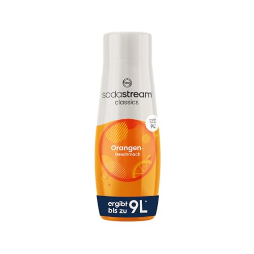 SodaStream Sirup Orange, 1x Flasche ergibt 9 Liter Fertiggetränk, Sekundenschnell zubereitet und immer frisch, 440 ml von SodaStream