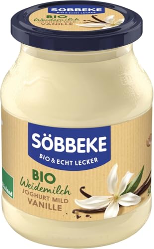 Söbbeke Bio Joghurt mild Vanille 3,8 % Fett (6 x 500 gr) von Söbbeke