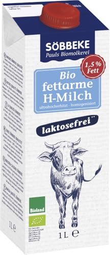 Söbbeke haltbare fettarme Bio-Milch laktosefrei (1 x 1 l) von Söbbeke