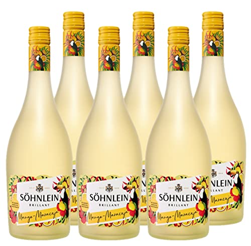 Söhnlein Brillant Mango-Maracuja (6 x 0,75 l) Limited Edition, fruchtige Mango- und Maracujaaromen, feinperlig und lebendig, erfrischend angenehmer Sommergenuss von Söhnlein Brillant