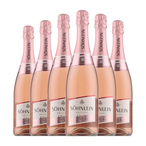 Söhnlein Brillant Rosé Sekt Trocken 75 cl Rosé Sekt (Karton mit 6 Flaschen von 75 cl) von Söhnlein Brillant