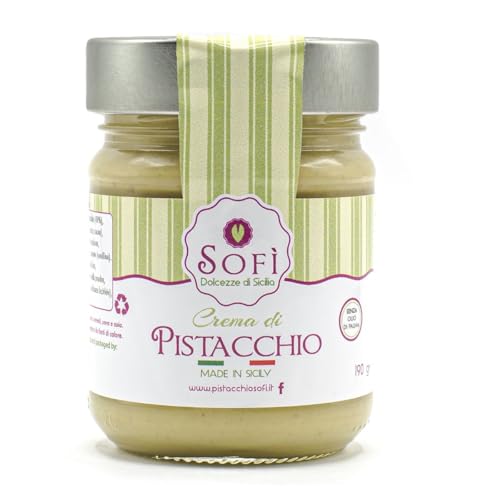 Sofi Crema di Pistacchio, süße Pistaziencreme ohne Palmöl, 190g, Sofì - Dolcezze di Sicilia von Sofì