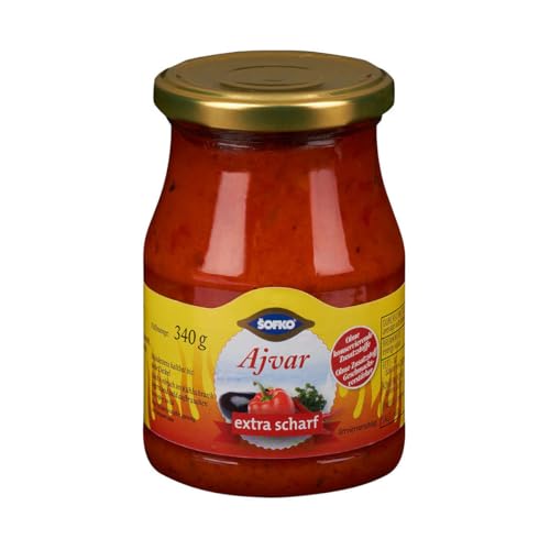 Ajvar Sofko extra scharf 340g von Sofko