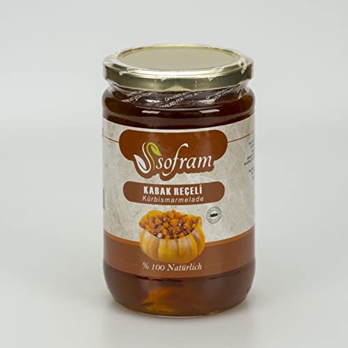 Kürbismarmelade, Hausgemacht, naturell, kıtır kabak (800 gr.) von Sofram