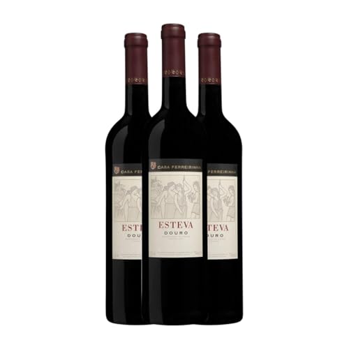 Sogrape Casa Ferreirinha Esteva Douro 75 cl Rotwein (Karton mit 3 Flaschen von 75 cl) von Sogrape Vinhos SA